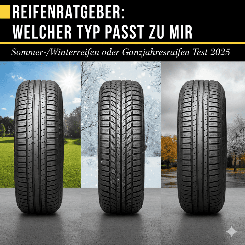 Reifenratgeber: Welcher Typ passt zu mir – Sommer-/Winterreifen oder Ganzjahresreifen Test 2025